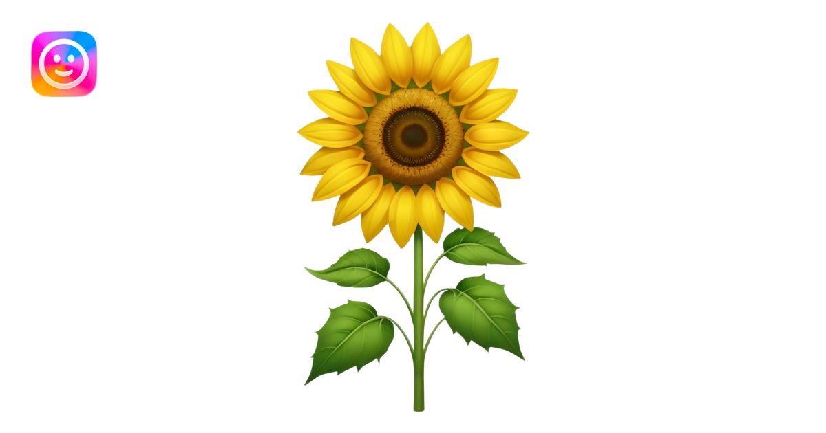 sunflower emoji | AI Emoji Generator