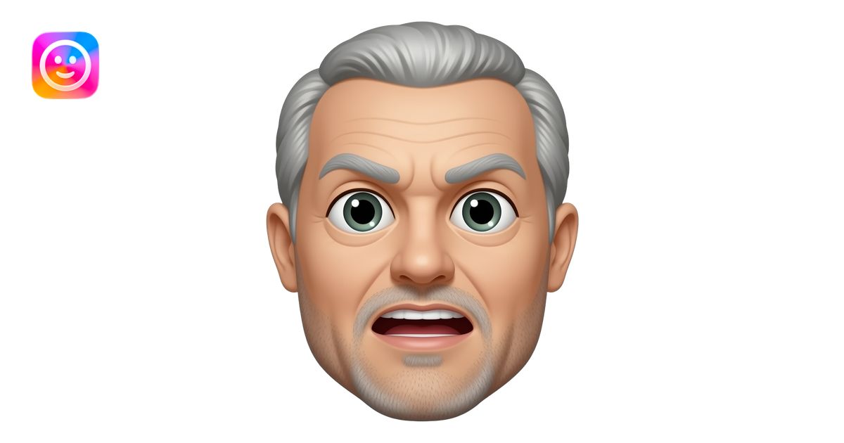 A wierd face saying WTF emoji | AI Emoji Generator