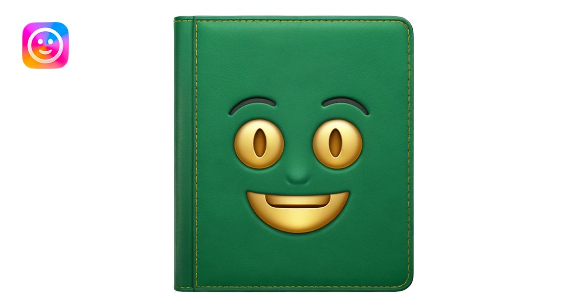 emoji green book emoji | AI Emoji Generator