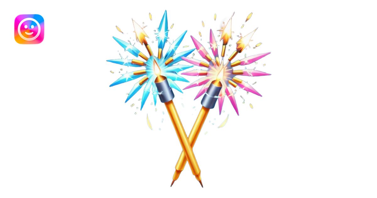 sparklers emoji | AI Emoji Generator