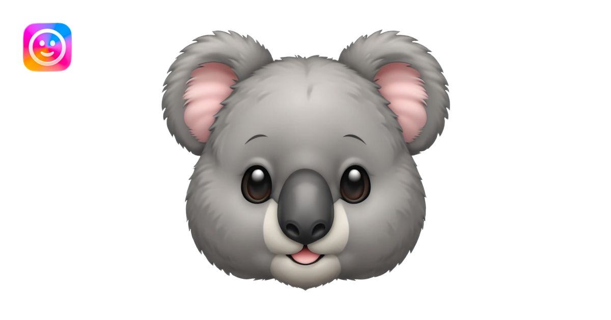 koala face emoji | AI Emoji Generator