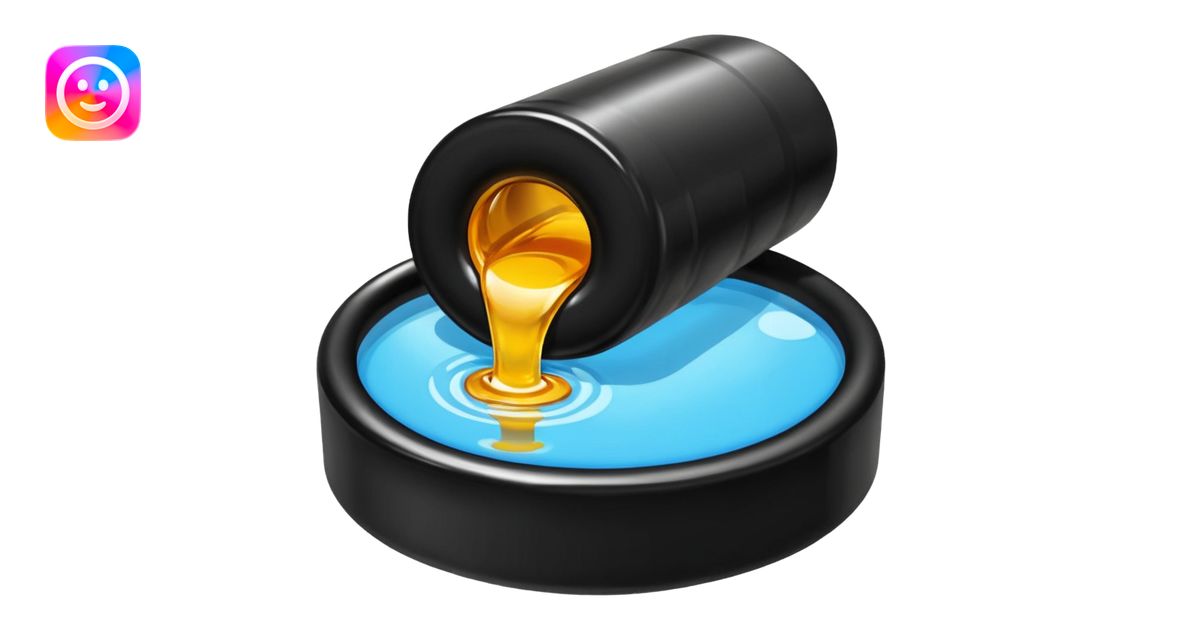 pool of oil emoji | AI Emoji Generator