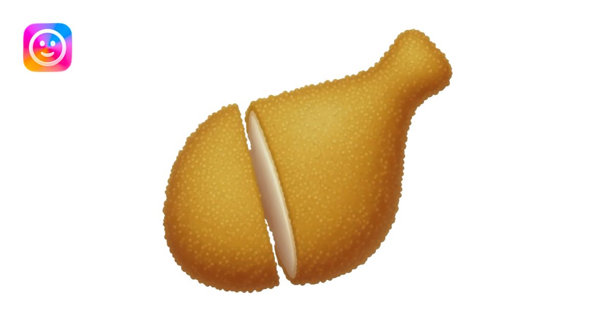 Breaded fried turkey breast emoji | AI Emoji Generator