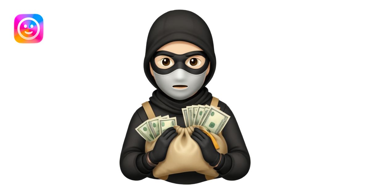 Robber emoji | AI Emoji Generator