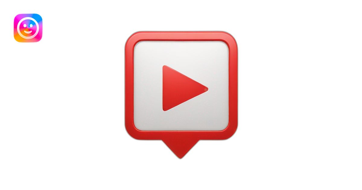red play button emoji | AI Emoji Generator
