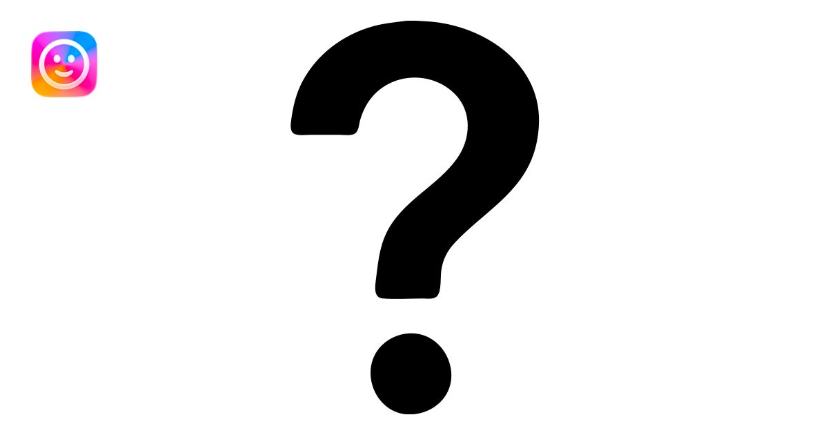 question mark, solid black fill, minimalist style, transparent ...