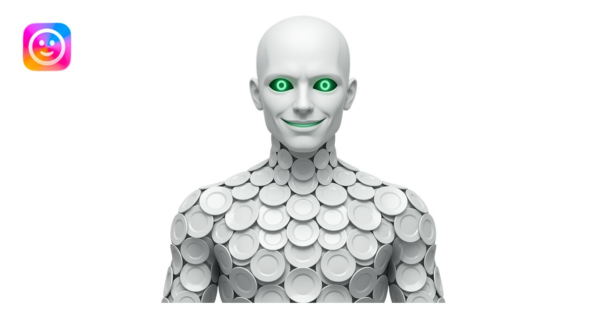 A full-body concept design of a towering humanoid structure made ...