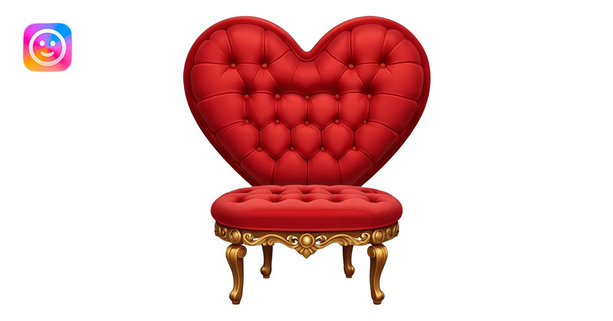 heart-shaped seat emoji | AI Emoji Generator
