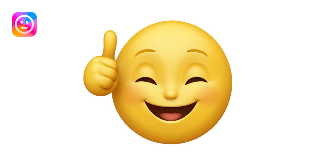 a yellow emoji laughing with eyes closed pointing its fingers forward ...