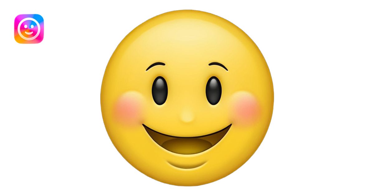 Round face emoji sticker 😁- radiant smiley face with smiling eyes emoji ...