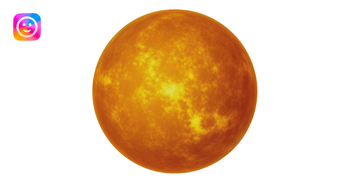 a full view of Solar Flare coming from sun emoji | AI Emoji Generator