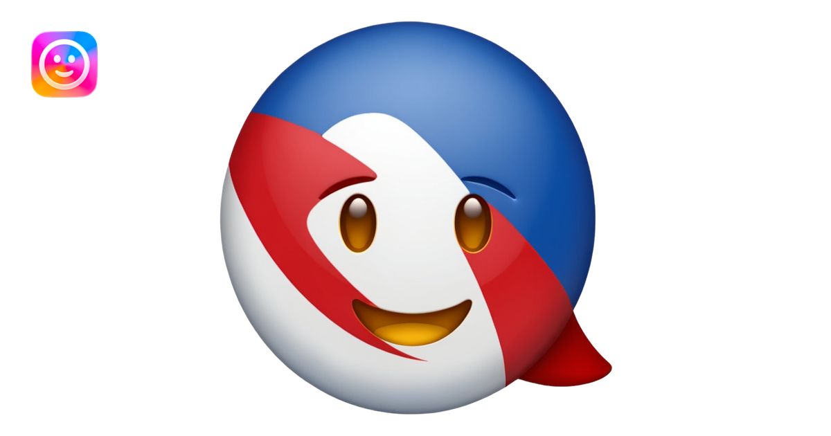 Can u make a emoji with letters CFFA and there color are USA colors ...