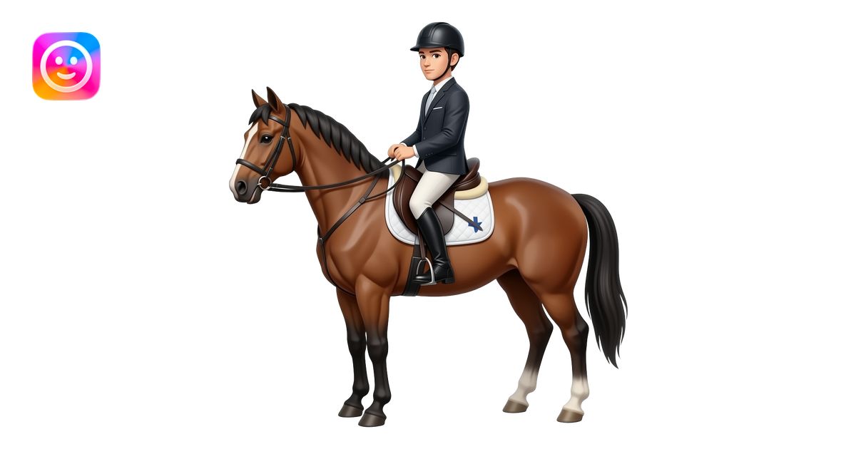 horseback riding emoji | AI Emoji Generator