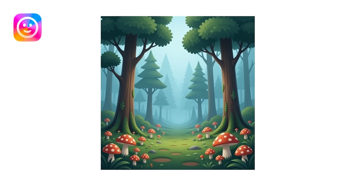 Fungal Grove emoji | AI Emoji Generator