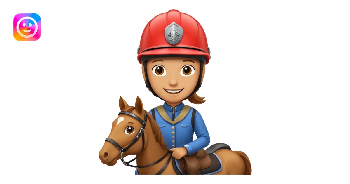 horse rider emoji | AI Emoji Generator