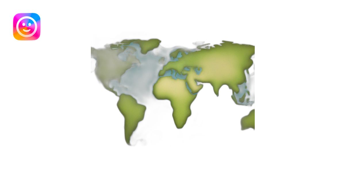 world map emoji | AI Emoji Generator