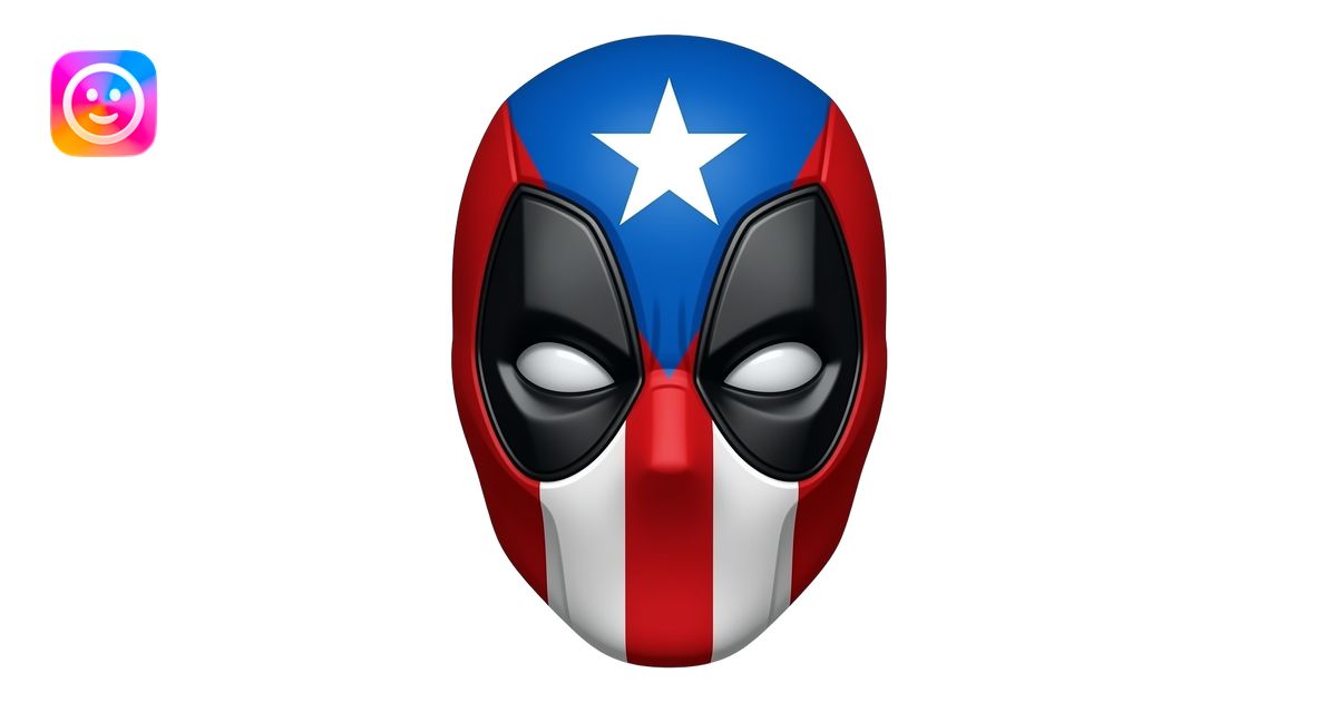 puerto rican deadpool make his mask Puerto Rican colors and put a ...