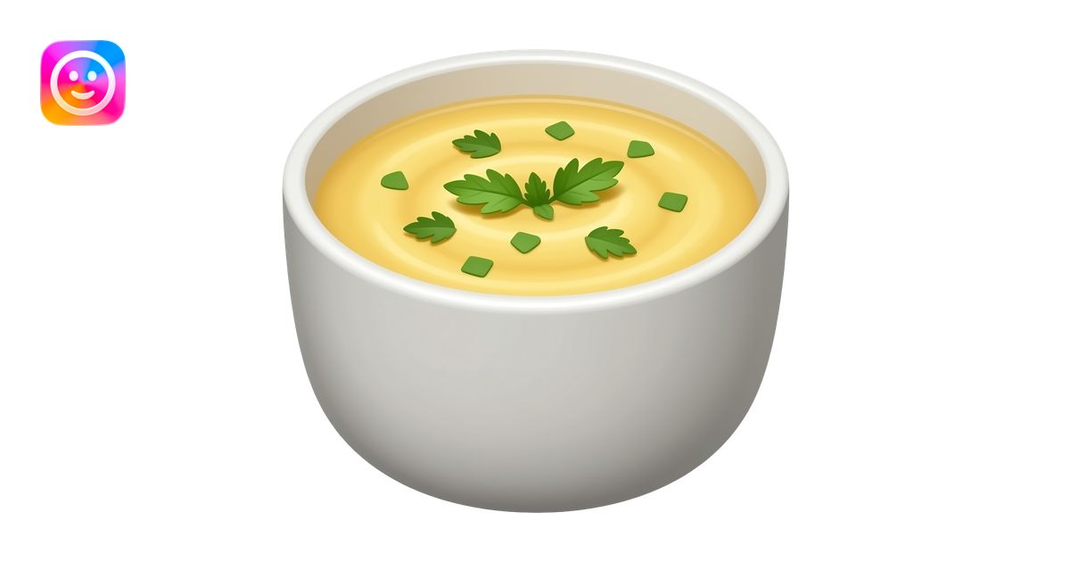 THE SAVORY CHEESY POTATO SOUP!! emoji | AI Emoji Generator