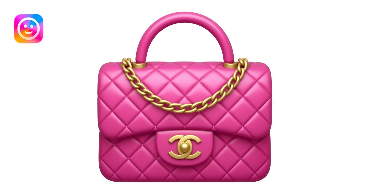 bright pink chanel bag emoji | AI Emoji Generator
