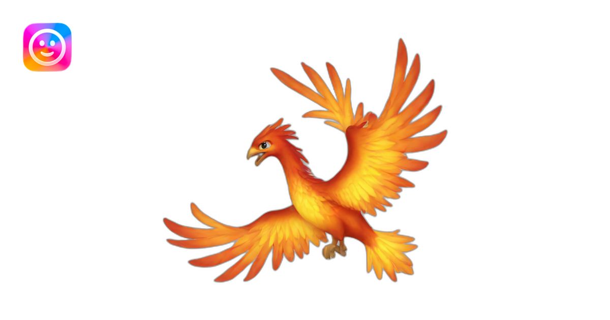 Phoenix emoji | AI Emoji Generator