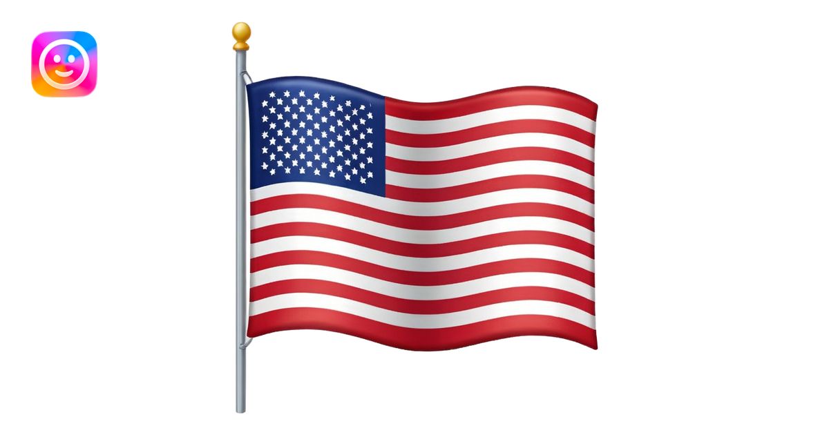 Flag of USA emoji | AI Emoji Generator