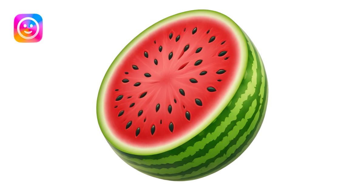 full watermelon emoji | AI Emoji Generator