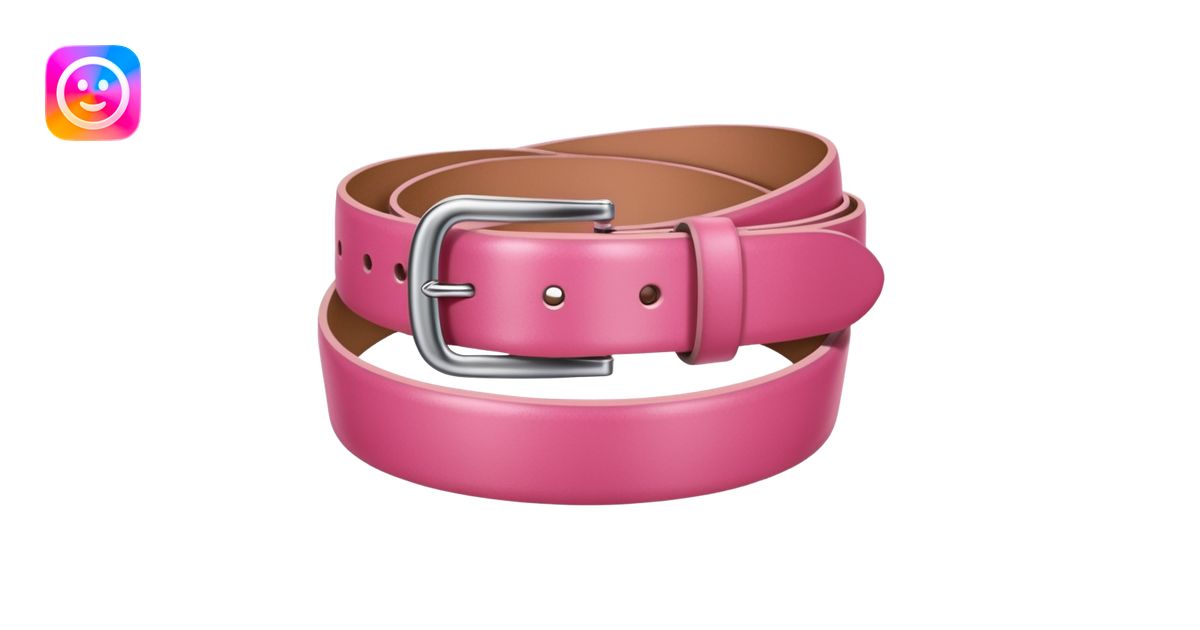 PINK BELT emoji | AI Emoji Generator