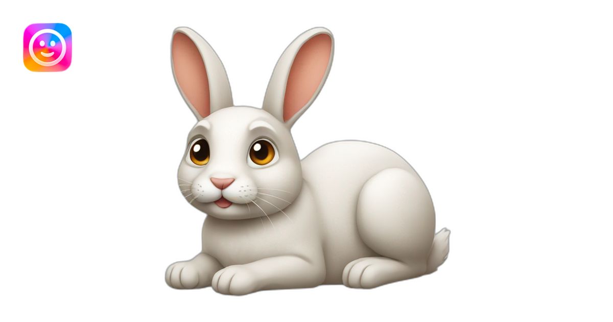 lying rabbit emoji | AI Emoji Generator