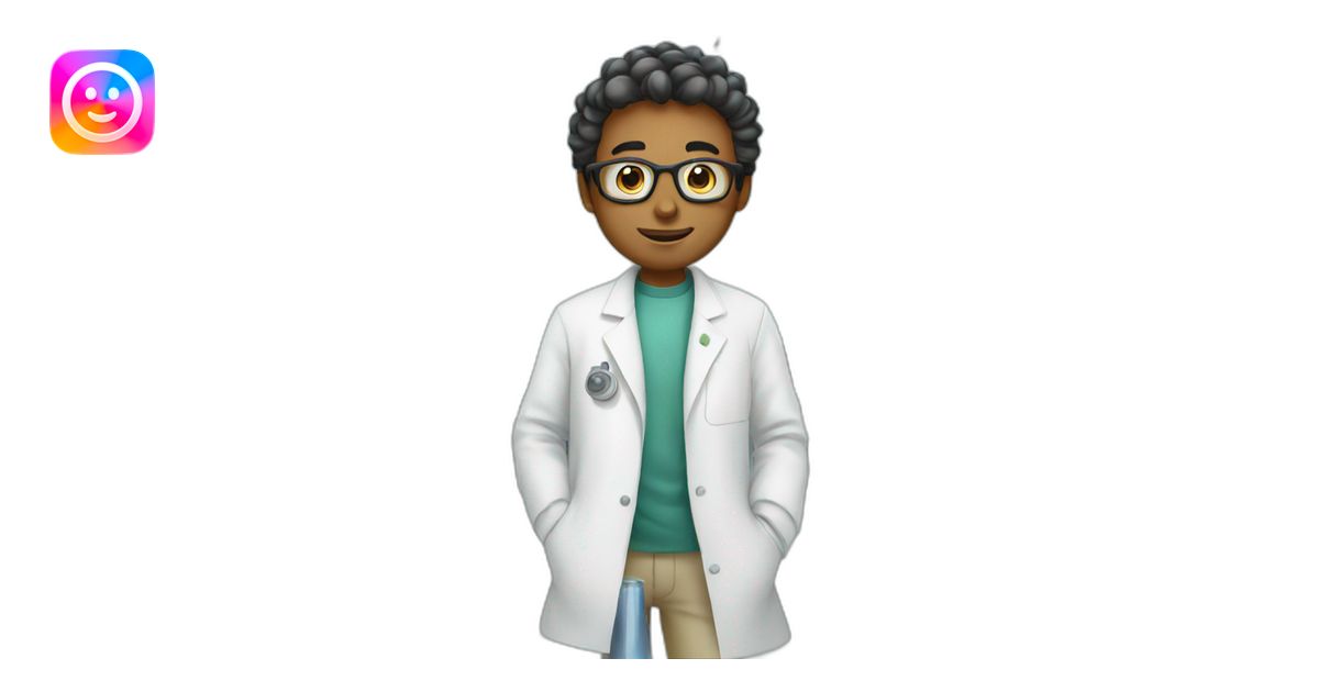 scientist in a lab emoji | AI Emoji Generator