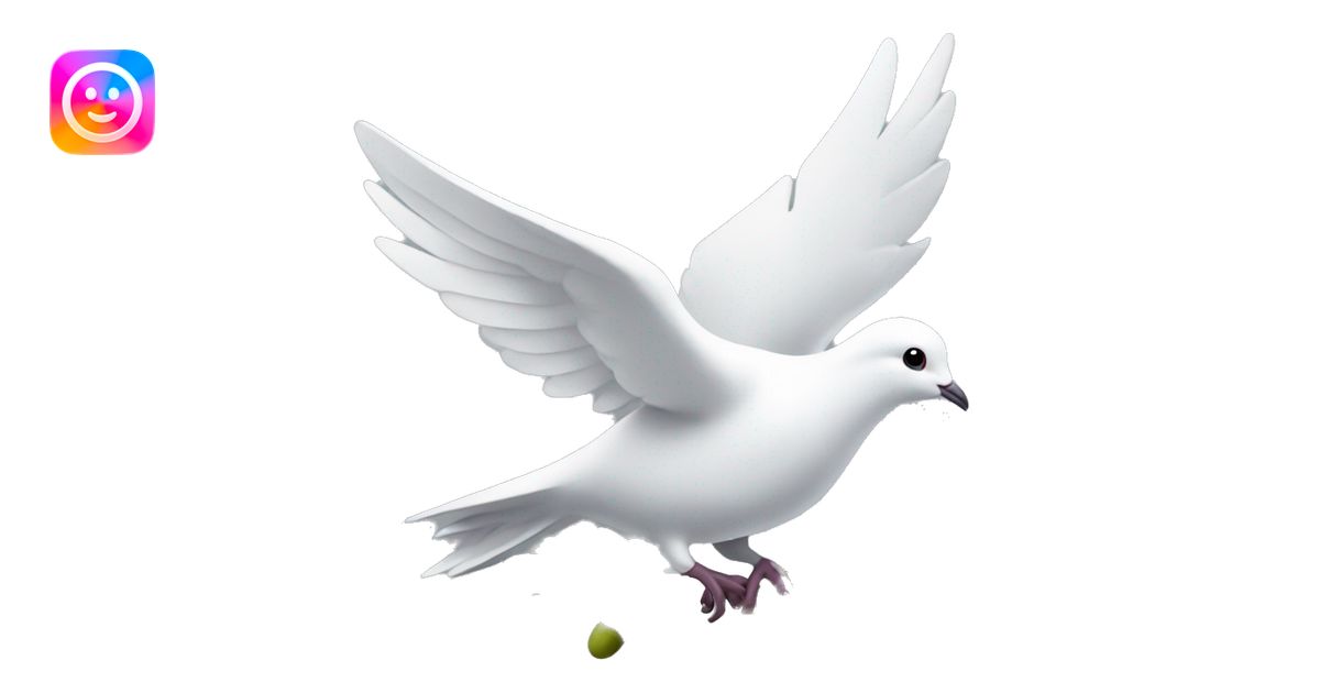 dove-with-olive-branch emoji | AI Emoji Generator