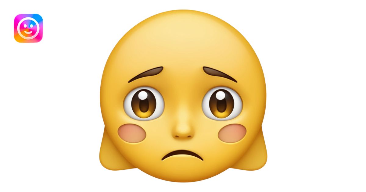 🥺☹️ in one emoji emoji | AI Emoji Generator