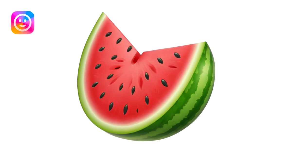full watermelon emoji | AI Emoji Generator