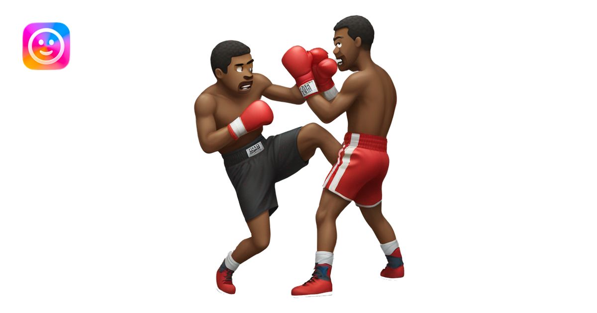 Boxing knockdown emoji | AI Emoji Generator