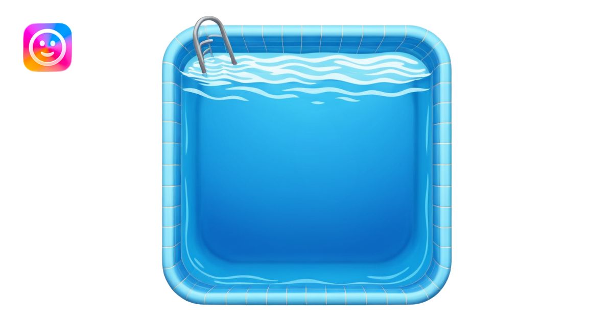 Large swimming pool emoji | AI Emoji Generator