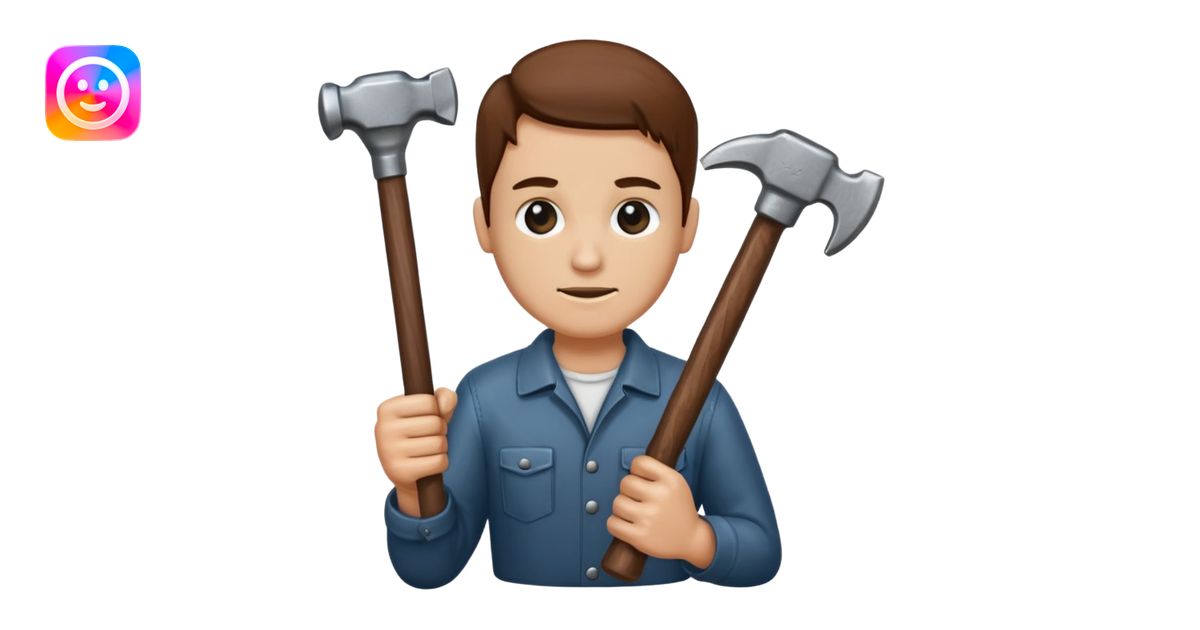 pin and hammer emoji | AI Emoji Generator