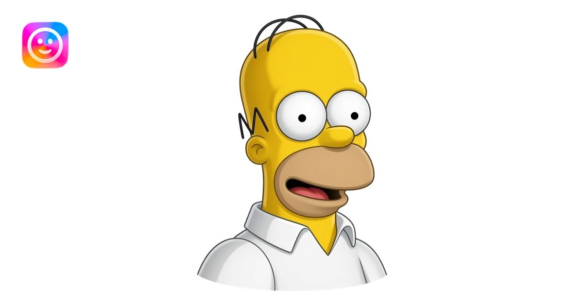 Hungry-Homer-Simpson emoji | AI Emoji Generator