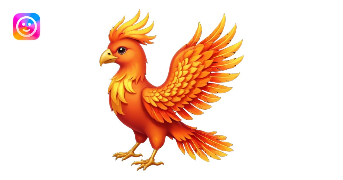 Phoenix emoji | AI Emoji Generator