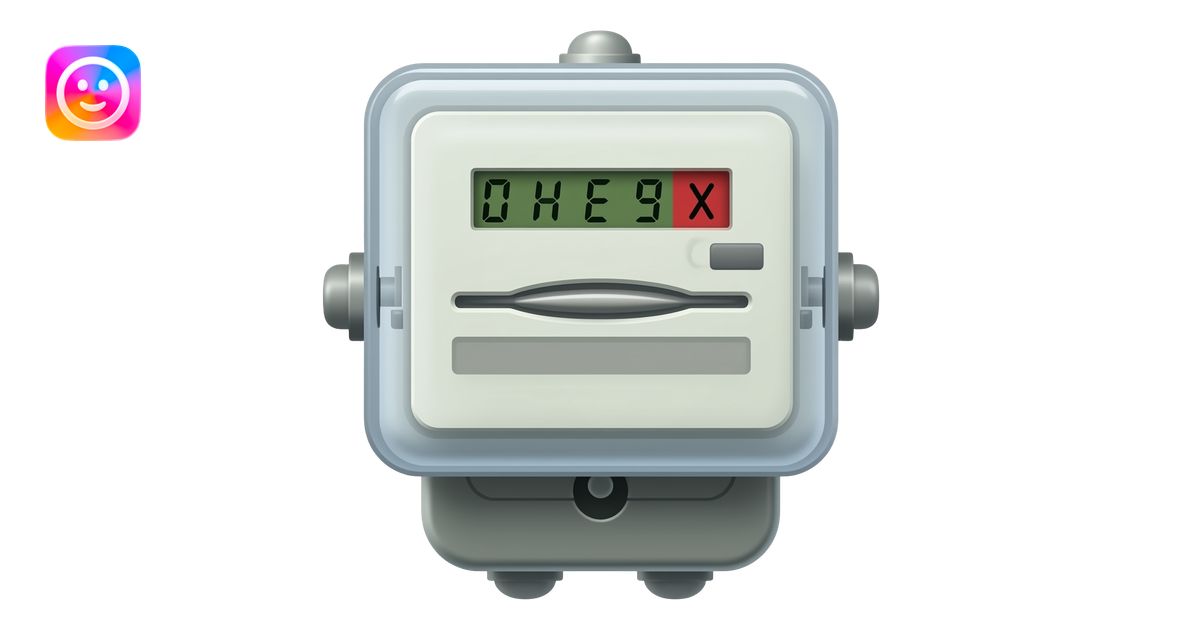 digital electrivity meter in distribution board without text emoji | AI ...
