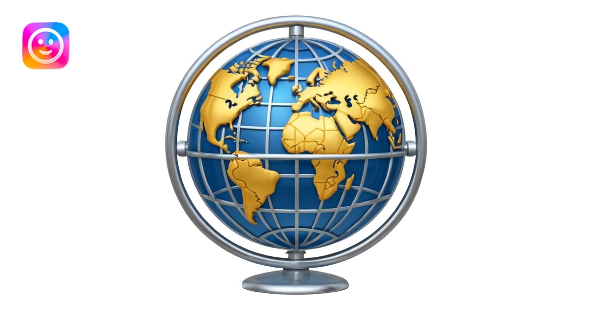 gear and globe, with circuit-style connected nodes, representing global ...