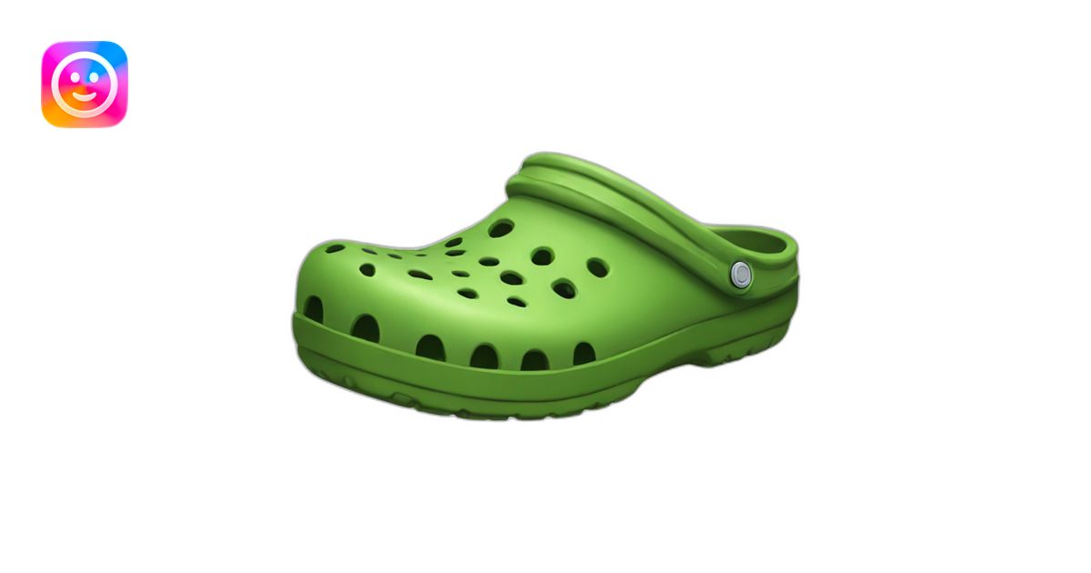 Crocs emoji | AI Emoji Generator