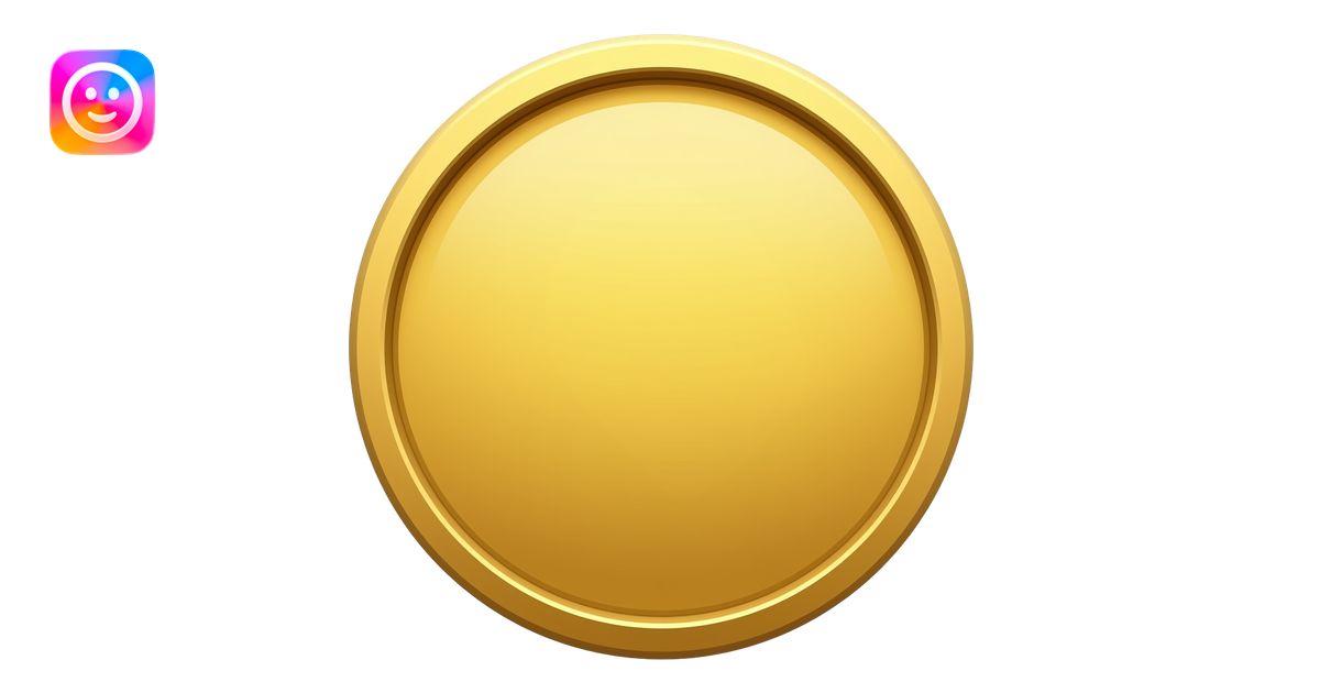 Small and true gold emoji | AI Emoji Generator