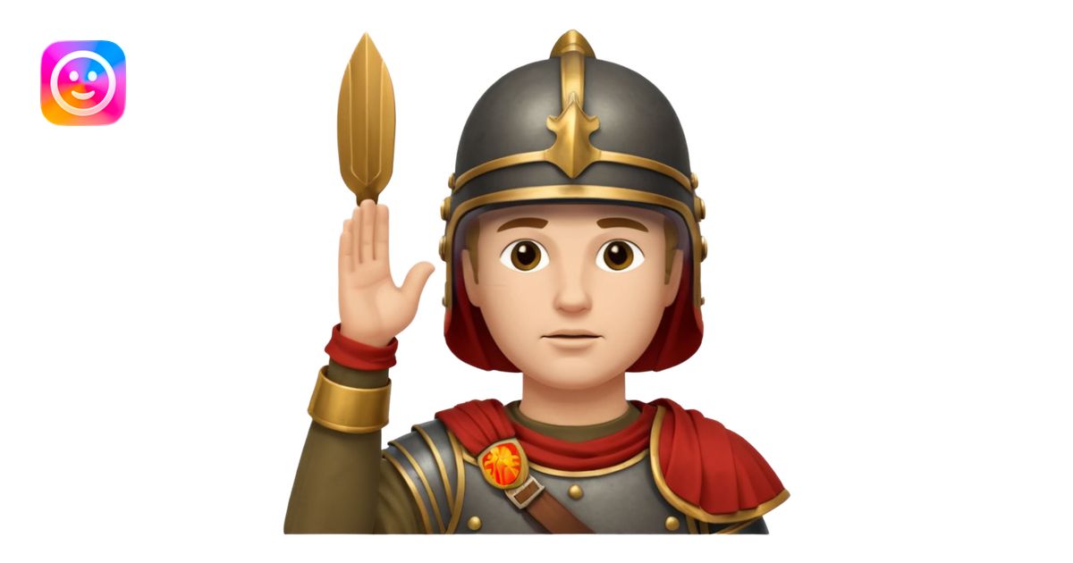 an ancient roman republic soldier doing a nazi salute emoji | AI Emoji ...