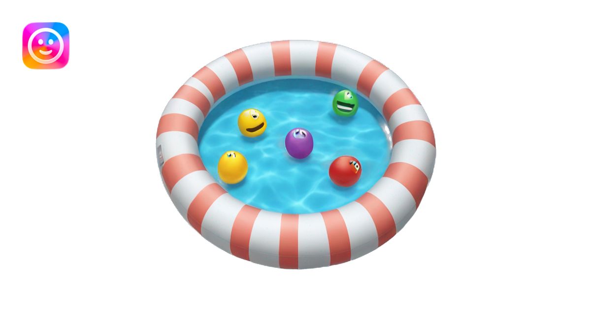 inflatable pool emoji | AI Emoji Generator