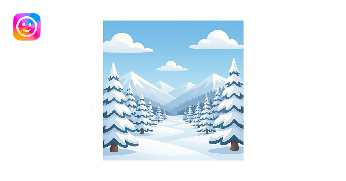 Snow emoji | AI Emoji Generator