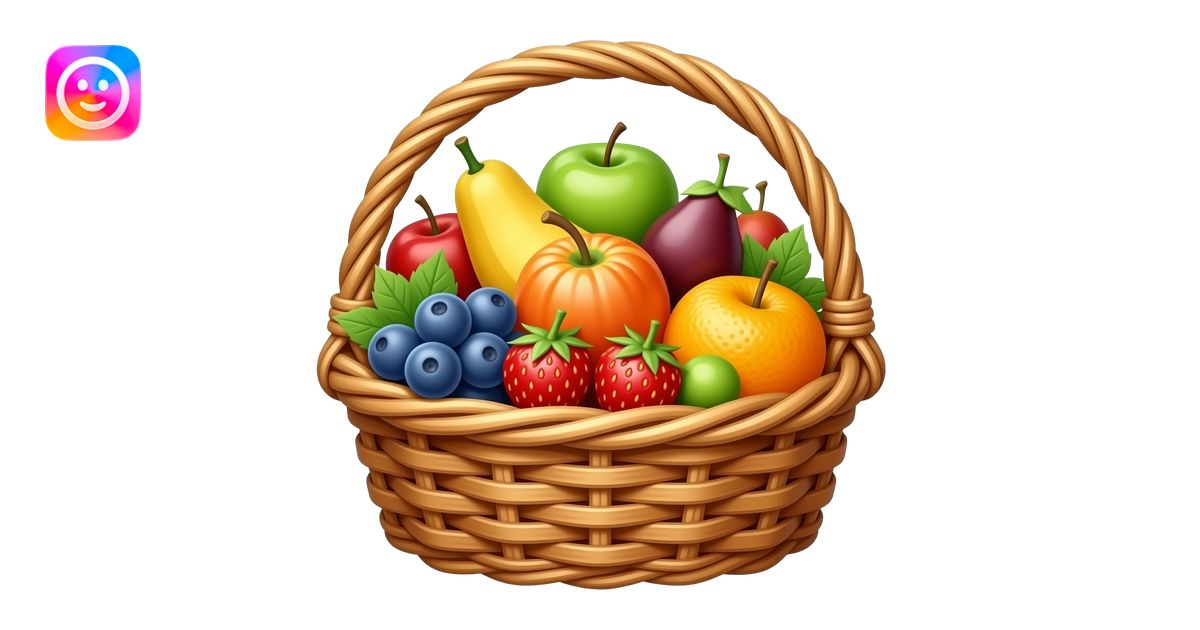 fruit basket emoji | AI Emoji Generator