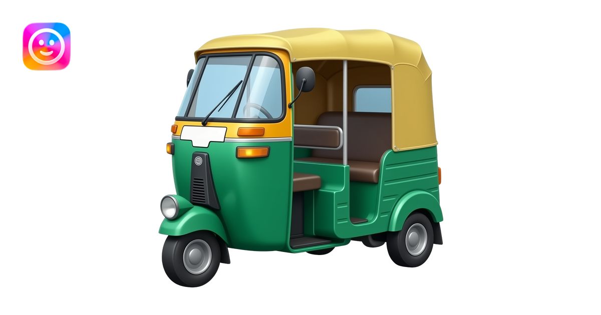 auto rickshaw emoji | AI Emoji Generator