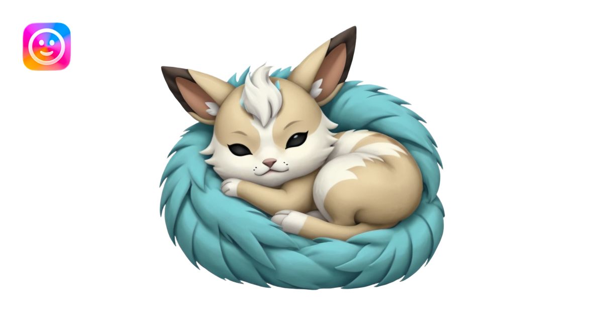 Animalistic tired sleeping snoozing snoring kawaii chibi sleepy happy ...