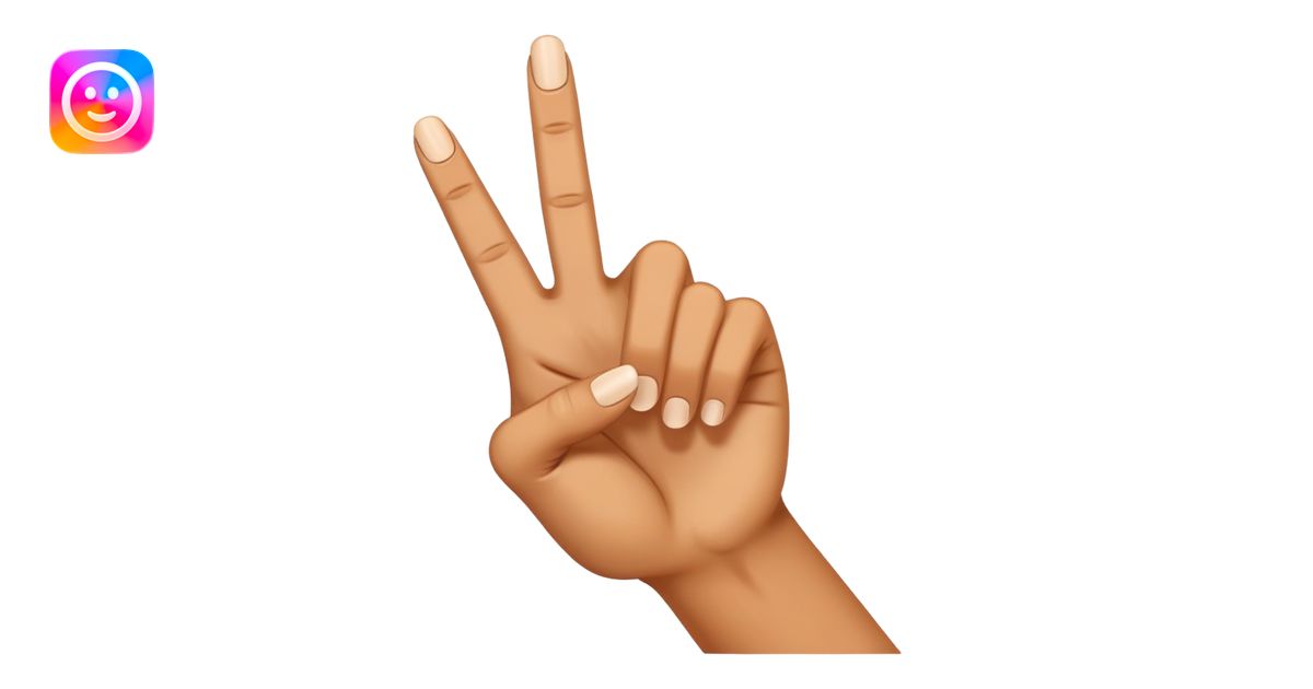 Hand with only one middle finger down emoji | AI Emoji Generator