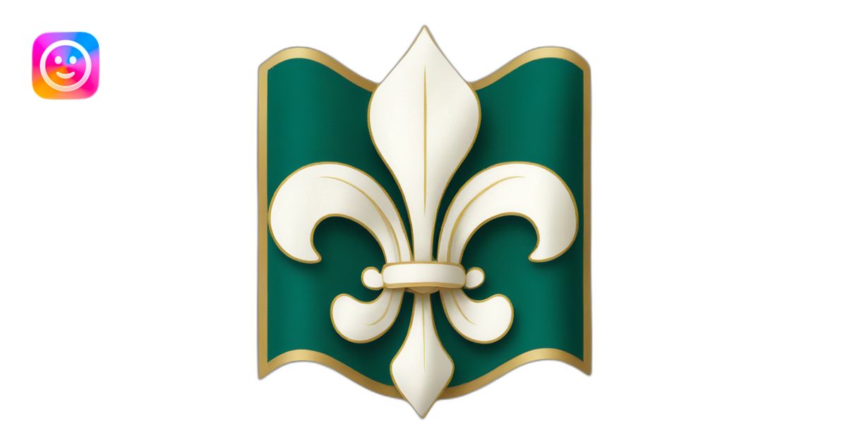 Fleur de lys drapeau emoji | AI Emoji Generator