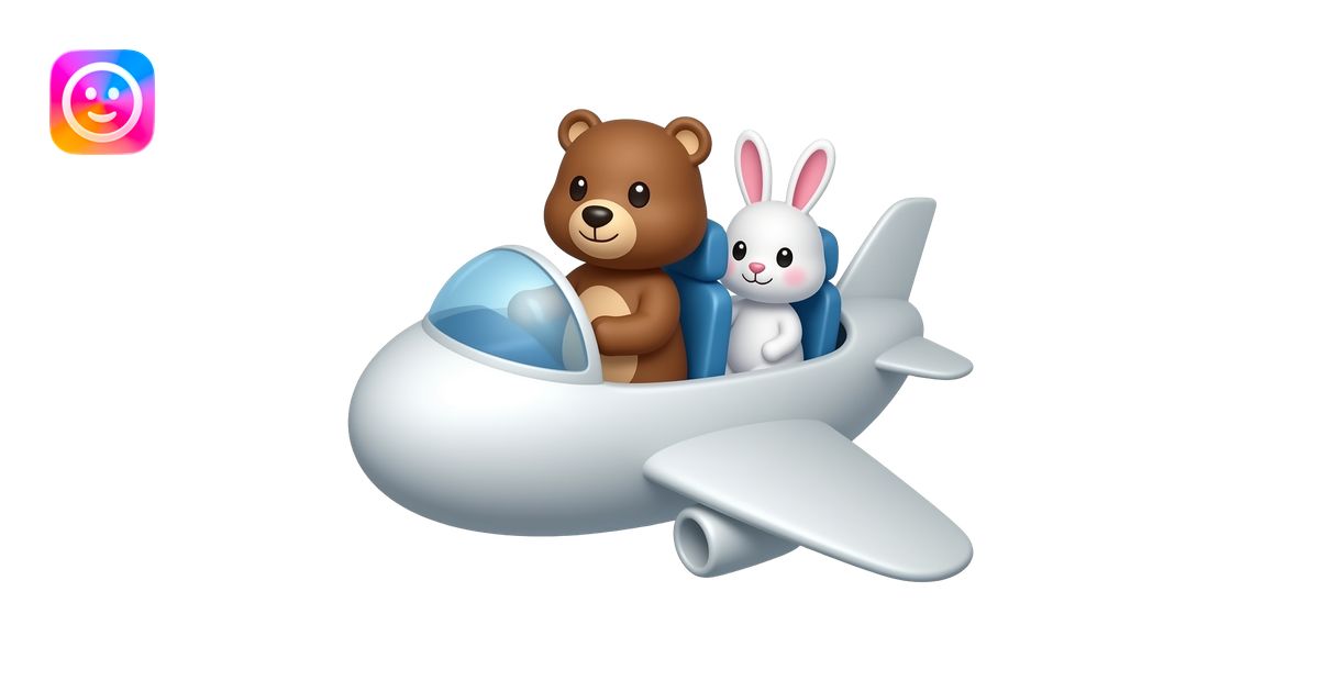 Use this example and create a GIF of brown bear traveling with cute ...